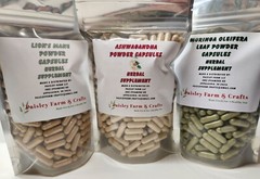 Triple Value Pk – Ashwagandha, Moringa Leaf and Lions Mane Capsules – 300 Each