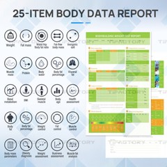 Professional Full Body Fat Analyzer Scanner Composition Analysis Machine Body