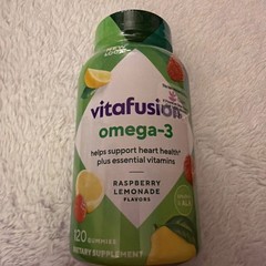 Vitafusion Omega-3 Raspberry Lemonade Flavors 120 Gummies Exp 11/2026