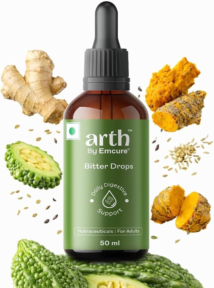 Arth Bitter Drops Weight Management Supplement – 15 Days Pack | Reduces Cravings
