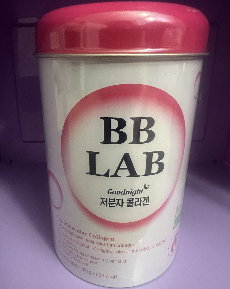 BB LAB Goodnight Low-Molecular Fish Collagen Powder Mix Berry 2g x 30 Sticks