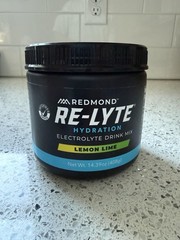 Redmond Re-Lyte Hydration Electrolyte Drink Mix Lemon Lime 30 Servings 7.20oz