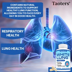 White Lung – Lung Cleanse & Detox.Support Clear Lungs a Healthy Lungs Supplement