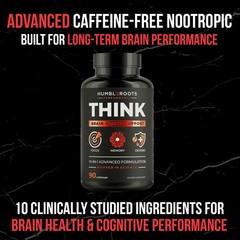AllNatural Brain Supplement for Memory and Focus CaffeineFree LongTerm Cogni…