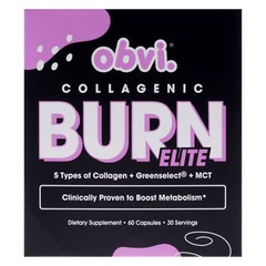 Collagenic Burn Elite by Obvi for Unisex – 60 Count Dietary Supplement