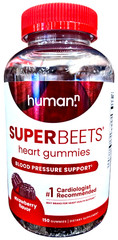 Humann SuperBeets Heart Gummies Strawberry 150 Count