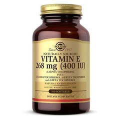 Solgar Vitamin E 268 mg 400 IU Mixed d-Alpha Tocopherol Tocopherols 100 Softgels