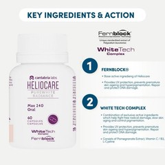 60 Caps HELIOCARE PureWhite Radiance MAX240 Anti Melasma White Skin Radiance