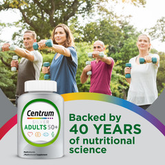 2pk Centrum Silver Adults 50 Plus Multivitamin With Vitamin C, D & E, 125 Count