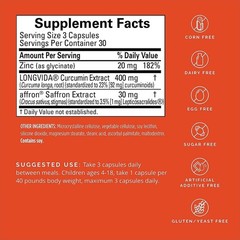 BRAINMD Dr Amen Happy Saffron Plus – 90 Capsules,W/Saffron Flower Extract