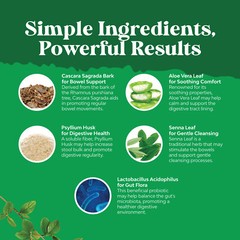 Herbal Laxative Capsules with Probiotics – Colon Cleanse and Digestive Support