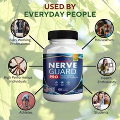 Nerve Guard Plus Pro Nerve Support Supplement Advanced Formula 1 Bottle