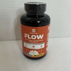 Mess Less FLOW Dietary Supplement Energy, Creativity, Focus. Exp: April 2027
