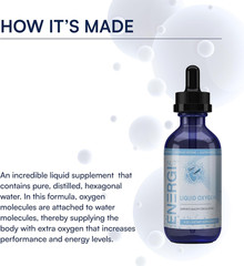 ENERGI Liquid Oxygen Drops, Improves Strength & Boost Oxygen and Energy Levels,
