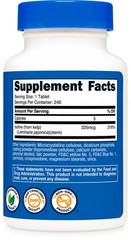 Nutricost Kelp Tablets, 325mcg of Iodine, 240 Tablets – Non-GMO, Gluten Free