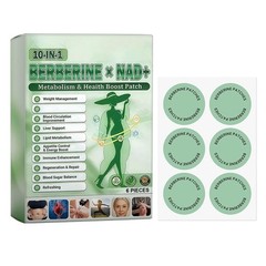 10-IN-1 6X BERBERINE METABOLISM APPETITE SUPPORT PATCH HEALTH CONTROL ENERGYB…
