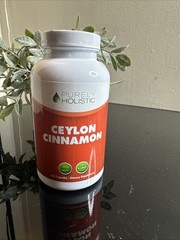 SEALED PURELY HOLISTIC CEYLON CINNAMON 225 Capsules 1500mg