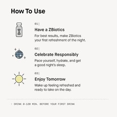 ZBiotics — Feel Better After Drinking Wake Up Refreshed Science-Backed Patent…