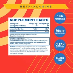 Podium Beta-Alanine Powder 2 Pack 100g Each Unflavored Sealed 120 Servings