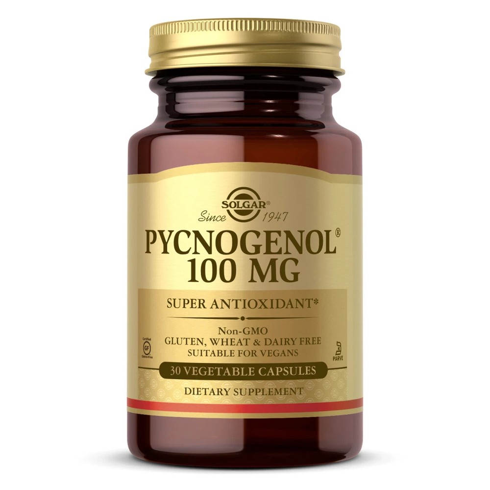 Solgar Pycnogenol 100 mg 30 Vegetable Capsules