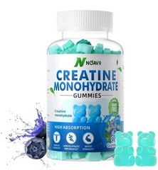 Creatine Monohydrate Gummies 5000Mg for Men & Women, 90ct Blueberry *Read Desc