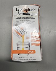 LYPO–SPHERIC Vitamin C Liposome Encapsulated 0.2 Fl Oz 30 Pcs LIVON LABORATORIES
