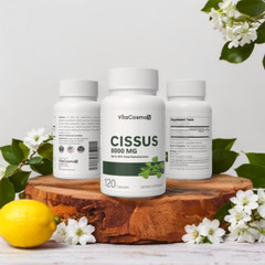 VitaCosmoX Cissus Quadrangularis Extract Maximum Strength 8000mg 120 Capsules