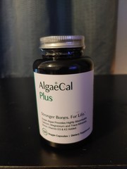 AlgaeCal Organic Red Algae Calcium Supplement 120 Count