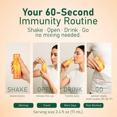 Vitamin C 1,000mg Shot by Alfa Vitamins 2.4 FL each bottle – 20 Pack