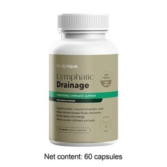 latest Formula, Capsules,Sculptique Ultimate 60 Lymphatic Potency Drainage Capsu